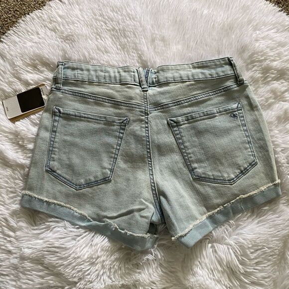 Jessica Simpson Forever Shorts New Distressed Womens Size 27 Feather Charm - Picture 2 of 7